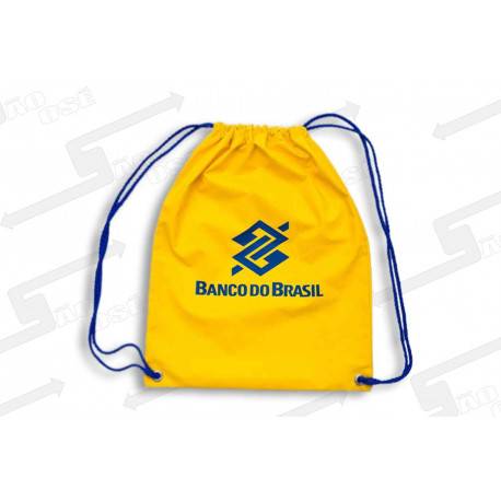 Mochila Saco Personalizada Banco do Brasil - Cod. 21001